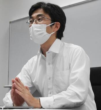 伊藤昌毅准教授※コロナ対策により、インタビュー中はマスク着用としております
