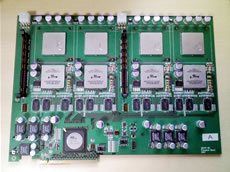 GRAPE-DR　４プロセッサーボード