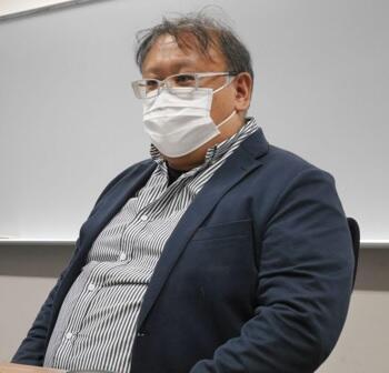 関谷勇司教授※インタビュー中はコロナ対策により、マスク着用としております