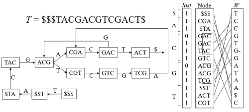 図2　DNAのアセンブリ処理で使われるデータ構造