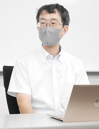 ※定兼邦彦教授：インタビュー中は感染症対策のため、マスク着用としております。